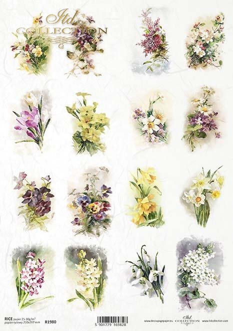 wiosenne kwiaty, fiołki, bratki, przebiśniegi, pierwiosnek, żonkile, krokusy, hiacynty, kwiaty wiśni*spring flowers, violets, pansies, snowdrops, primroses, daffodils, crocuses, hyacinths, cherry blossoms