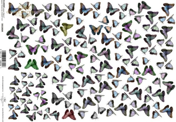 Papier decoupage (HS code 48025700) D0106M
