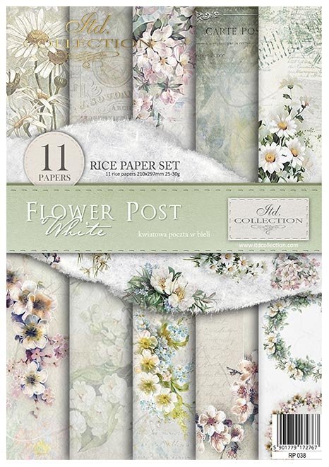 Seria Flower Post - White*Serie Flower Post - White*Serie Blumenpost - Weiß*Serie Poste de flores - Blanco