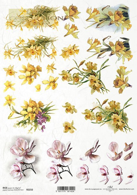wiosenne kwiaty, 3D Flowers