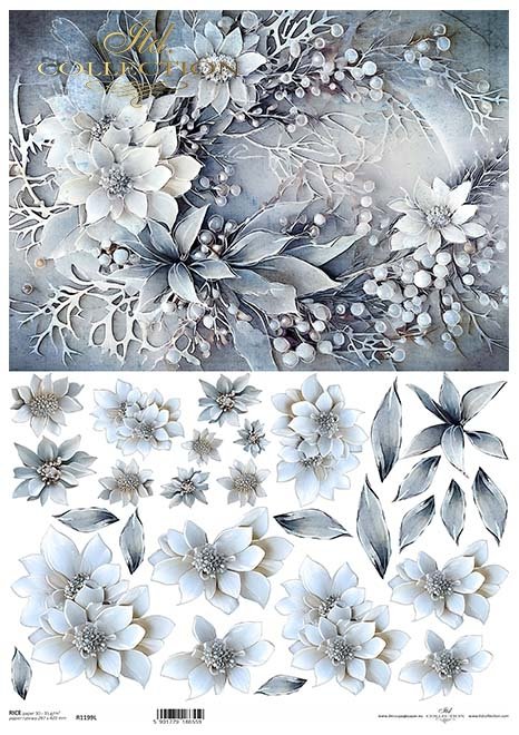 Winter Bouquet - zimowy bukiet, kwiaty, kolaże, bukiety, wieńce*winter bouquet, flowers, collages, bouquets, wreaths*Winter Bouquet, Blumen, Collagen, Sträuße, Kränze*ramo de invierno, flores, collages, ramos, coronas