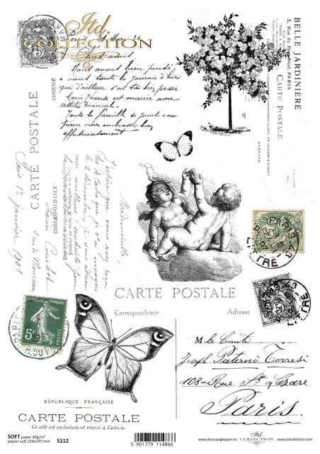 papír pro decoupage Soft S0112