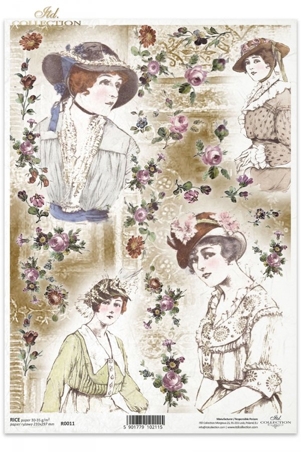 retro, hat, hats, vintage, lady, old style, ideal of feminine beauty, beauty, fashion, rose, roses, flower, flowers, Retro, Hut, Hüte, Vintage, Dame, alter Stil, Ideal der weiblichen Schönheit, Schönheit, Mode, Rose