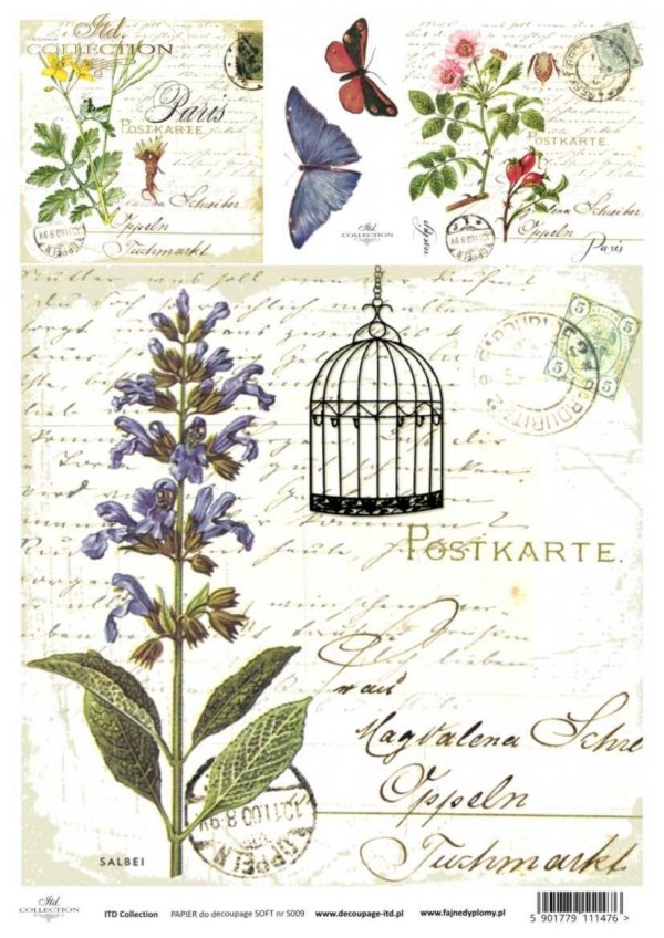 papír pro decoupage Soft S0009