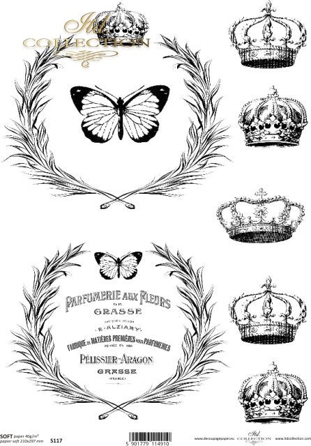 papír pro decoupage Soft S0117