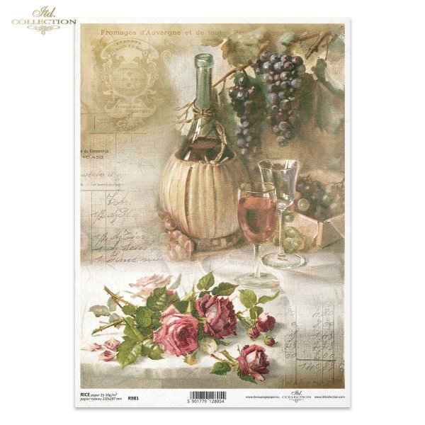 róża, róże, winogrona, winogrono, wino, butelka wina, kieliszek, winne grona, owoce winogron, tło, ręczne pismo, retro, R981, rose, grape, grapevine, wine, wine bottle, glass, wine grapes, grape fruit, background, handwriting, Rose, Traube, Weinrebe, Wein