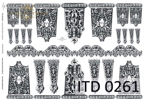 Papier decoupage (HS code 48025700) D0261M