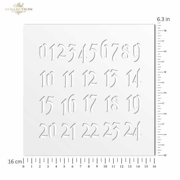 .шаблон для скрапбукинга 16x16 cм ST0173B