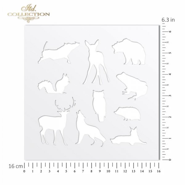 .шаблон для скрапбукинга 16x16 cм ST0173B