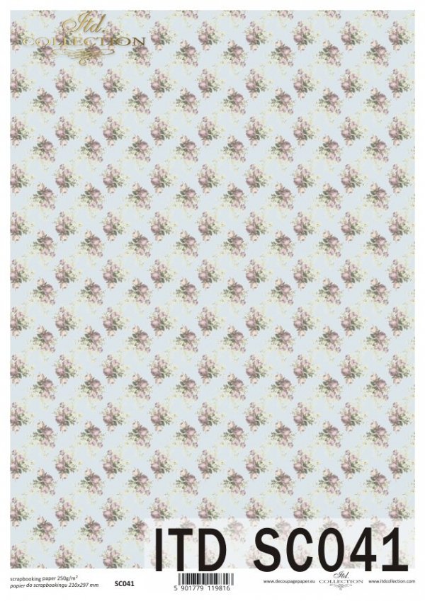 Papier für Scrapbooking SC0041