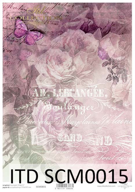 Papier scrapbooking Vintage*Vintage scrapbooking paper