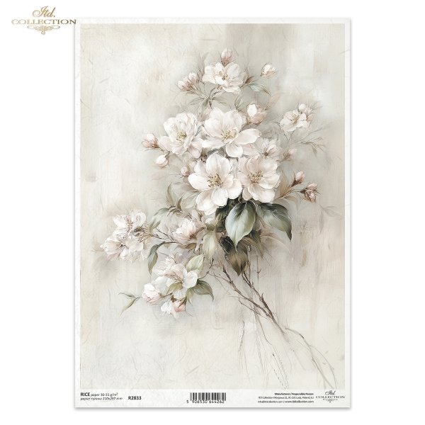 vintage, flora, bukiety, kwiaty, botanika, jaśmin*vintage, flora, bouquets, flowers, botany, jasmine