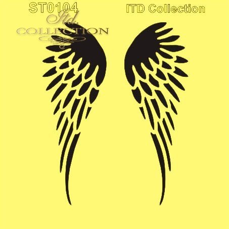ST0104 - skrzydła aniołów, anielskie skrzydło