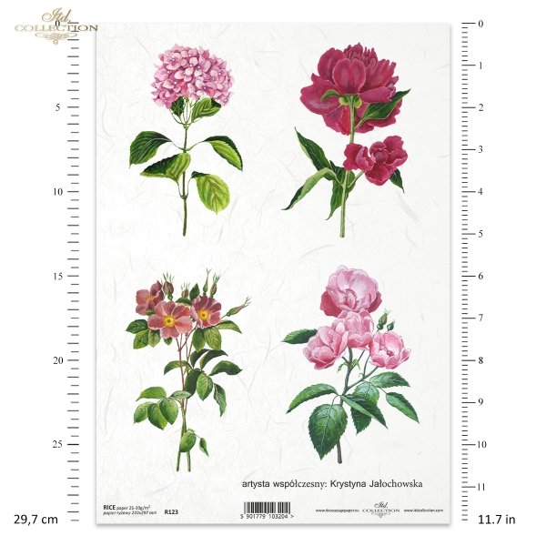 papier-ryżowy-decoupage-kwiaty-ogród-Krystyna-Jałochowska-R0123