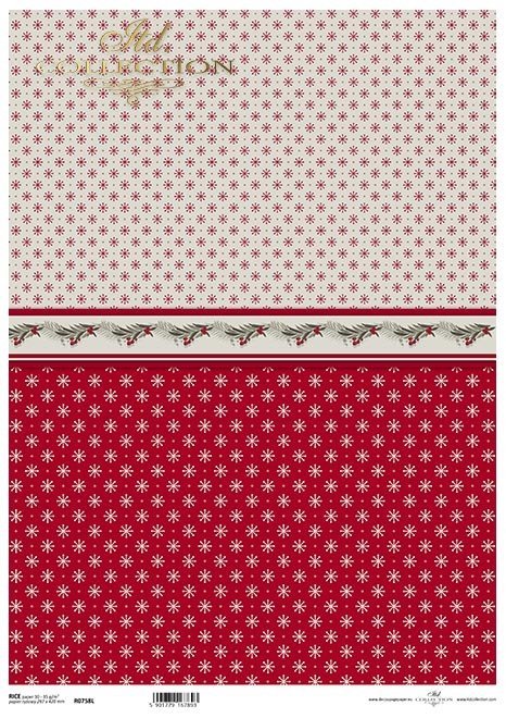 Reispapier A3 für Decoupage R0758L