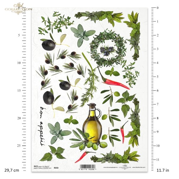 herb, herbs, garlic, paprika, oil,  olives, rosemary, basil, marjoram, bay leaves, R030