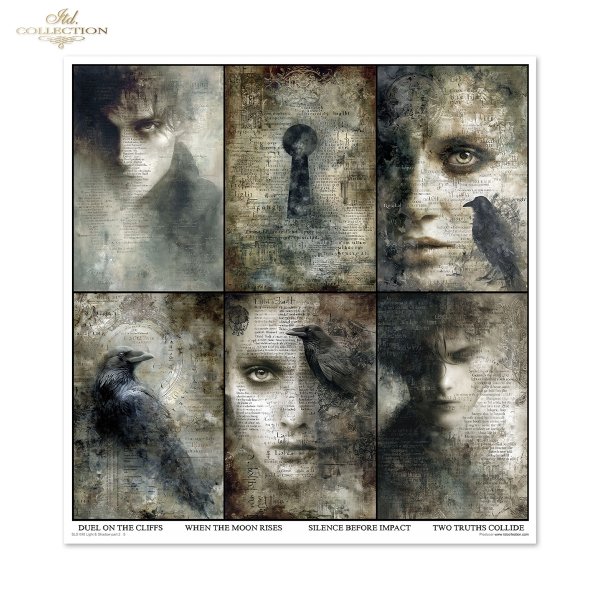 Zestaw papierow do scrapbookingu SLS 098 Light &amp; Shadow - Światło i Cień