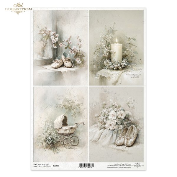 Reispapier für Serviettentechnik und Decoupage R2845