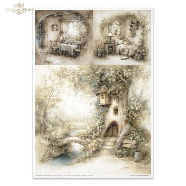 Mouse World - Spring Days - myszki, sielanka, akwarela, retro, las, natura* Mouse World - Spring Days - mice, idyll, watercolour, retro, forest, nature