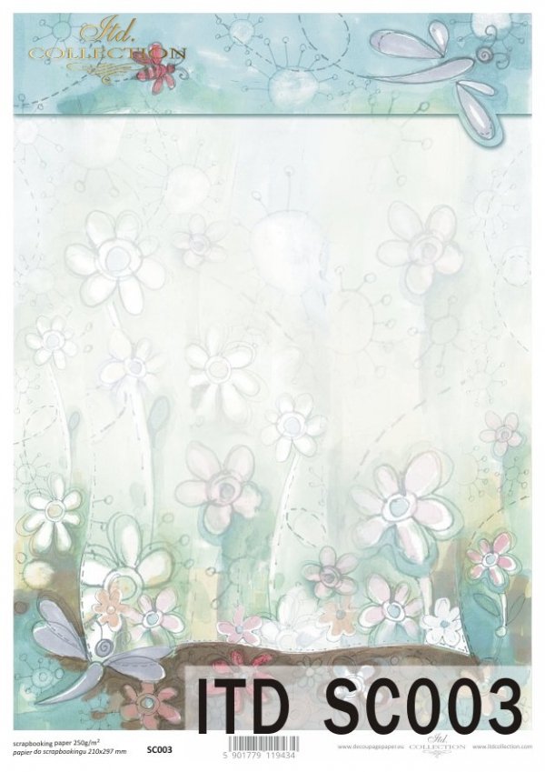 Papier für Scrapbooking SC0003