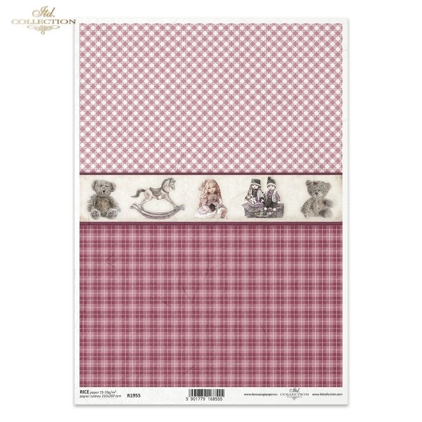 róż, różowa kratka, krateczka, w kratkę, prezenty dla dzieci, zabawki, pluszaki, przytulanki, maskotki, miś, misie, konik na biegunach, tło, tła, pink check, blue checkered, gifts for children, toy, toys, cuddly, mascots, teddy bear