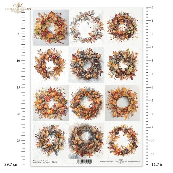 Reispapier für Serviettentechnik und Decoupage R2492