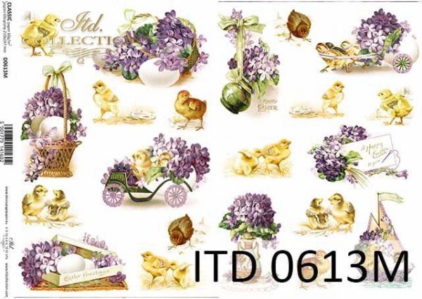 Papier für Serviettentechnik und Decoupage D0613M