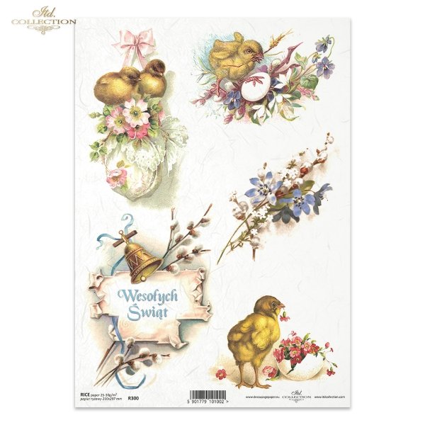 Easter, chickens, flowers, spring, eggs, Easter eggs, bell, R300