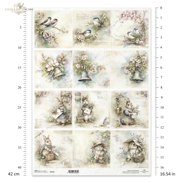 Wielkanoc, zając, królik, vintage, retro, akwarela, wiosna, sielski, wiejski, ilustracja, zwierzęta, kwiaty*Easter, hare, rabbit, vintage, retro, watercolor, spring, idyllic, rustic, illustration, animals, flowers