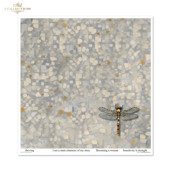 Set von Papieren für Scrapbooking SLS-077 Inspired by Klimt