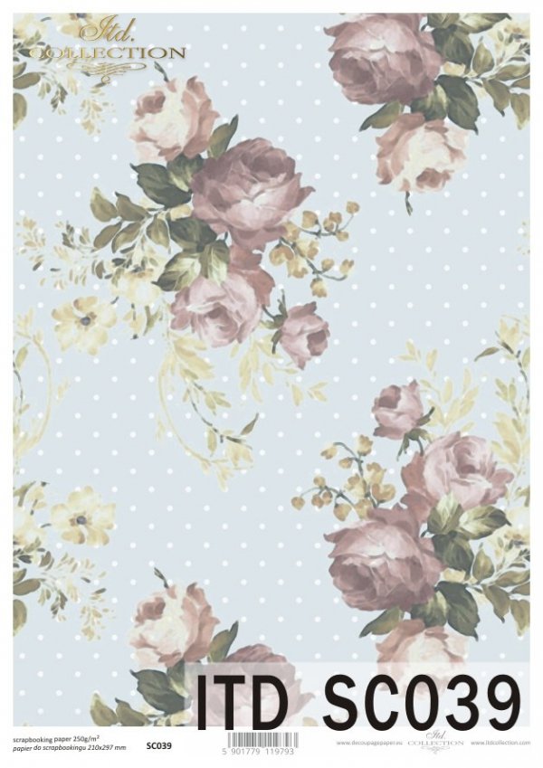 Papier für Scrapbooking SC0039