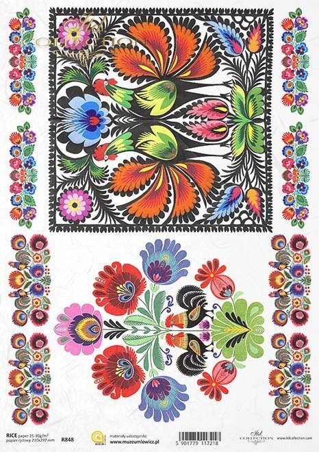 wycinanka, wycinanki, łowicka, łowickie, folklor, polski, polskie, Łowicz, Lowicz, Muzeum w Łowiczu, ludowa, ludowe, R848, Danuta Wojda, Krystyna Lis, Kodra, Helena Rześna, Laurka, Stanisława Bogusz, cut-outs, folklore, Polish, folklore, Ausschnitt, Polni