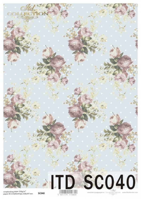 Papier für Scrapbooking SC0040
