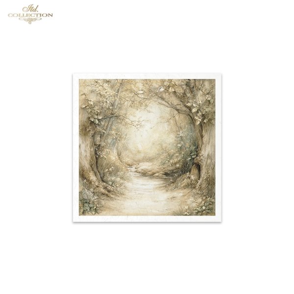 Myszki, sielanka, akwarela, retro, las, natura*Mice, idyll, watercolour, retro, forest, nature*Mäuse, Idylle, Aquarell, Retro, Wald, Natur*Ratones, idilio, acuarela, retro, bosque, naturaleza