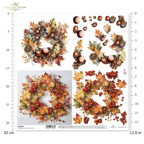 jesienne wianki*autumn wreaths*Herbstgirlanden*guirnaldas de otoño