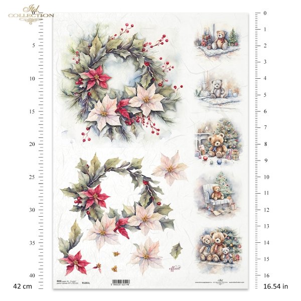 zimowe wianki*winter garlands*Wintergirlanden*guirnaldas de invierno