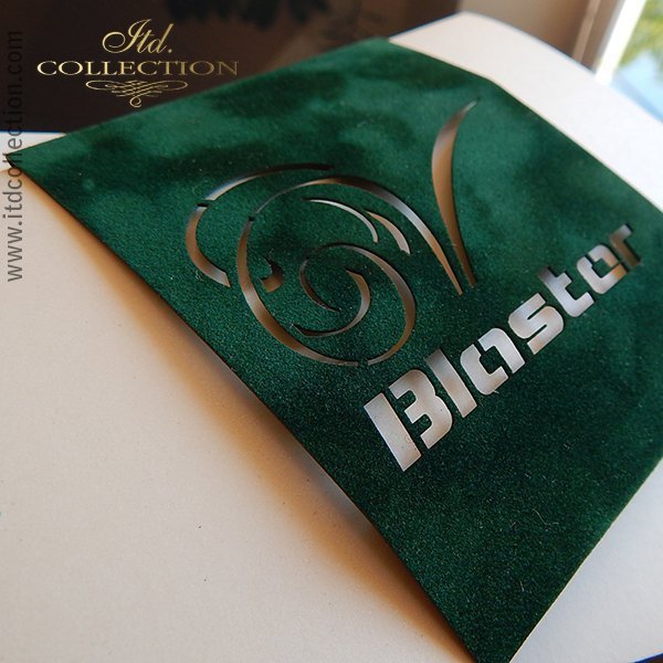Paper for Scrapbooking ''flok'' A4, color: green * PSS010