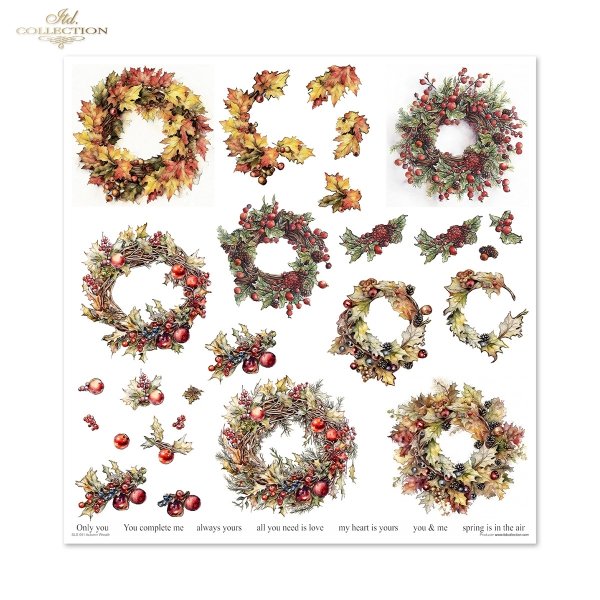jesienne wianki*autumn wreaths*Herbstgirlanden*guirnaldas de otoño