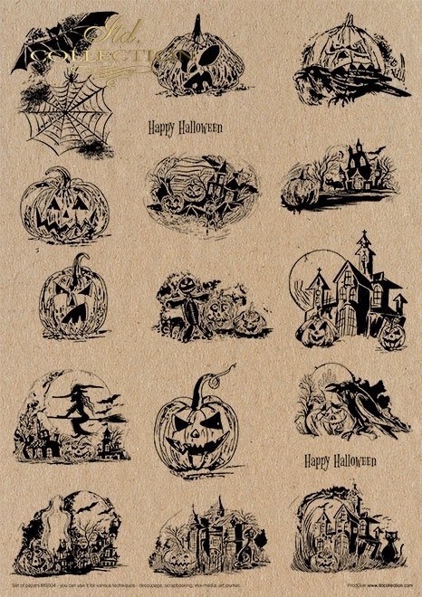 Creative Set MS004 Art Journal Halloween