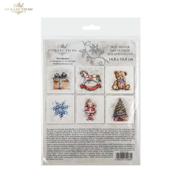 Santa Claus, Święty Mikołaj, konik na biegunach, miś, śnieżynka, prezent, choinka Father Christmas, rocking horse, teddy bear, snowflake, gift, Christmas tree Weihnachtsmann, Schaukelpferd, Teddybär, Schneeflocke, Geschenk, Weihnachtsbaum, Papá NoelSanta 