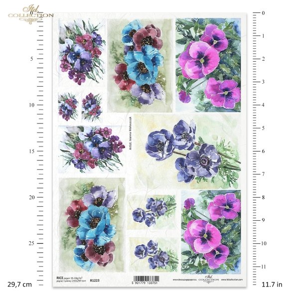 pansies, garden pansy, garden violet, poppies, field flowers, meadow, garden, painting, Joanna Maloszczyk, contemporary artist, Stiefmütterchen, Gartenstiefmütterchen, Gartenveilchen, Mohnblumen, Blumen