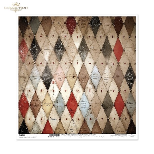 romby, wzór harlekin, diamenty, vintage, tekstura grunge, stare pismo, nity, patyna, tło, cyrk, teatr, scrapbooking, retro*rhombuses, harlequin pattern, diamonds, vintage, grunge texture, old script, rivets, patina, background, circus, theater, scrapbooki