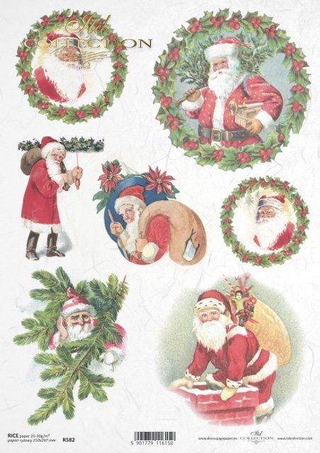 święty Mikołaj, prezenty, świerk, jemioła, Boże Narodzenie, Święta Bożego Narodzenia, zima, dekoracje bożonarodzeniowe, stroiki bożonarodzeniowe, zimowe obrazki, wstążki, komin, R582, Santa Claus, gifts, spruce, mistletoe, winter, Christmas decorations, w