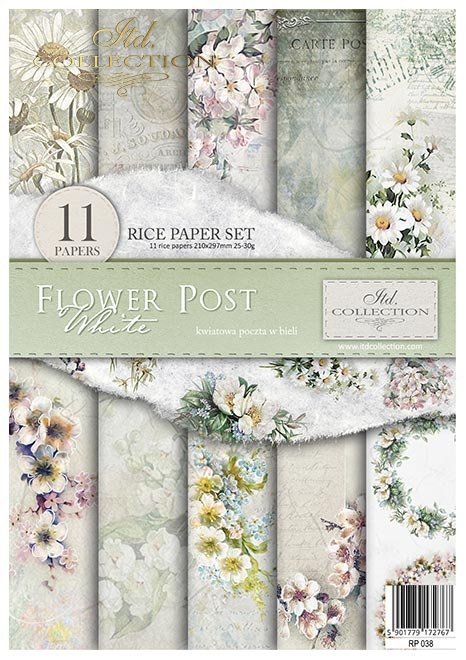 Seria Flower Post - White*Serie Flower Post - White*Serie Blumenpost - Weiß*Serie Poste de flores - Blanco