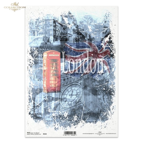 cities, poster, inscriptions, London, Big Ben, red telephone box, old streets 