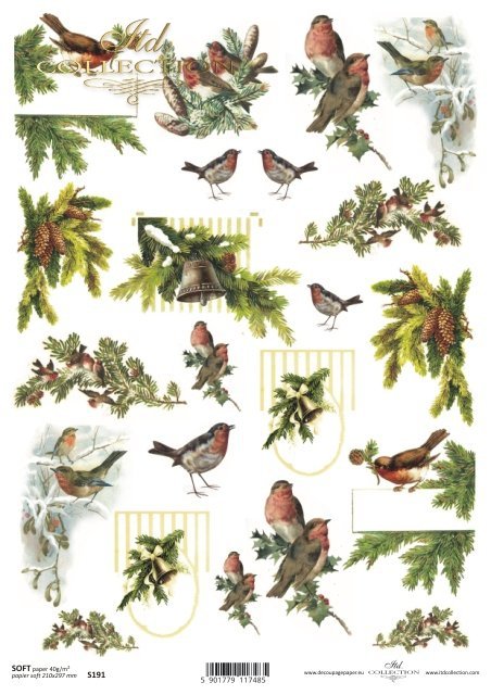 Decoupage paper Soft ITD S0191