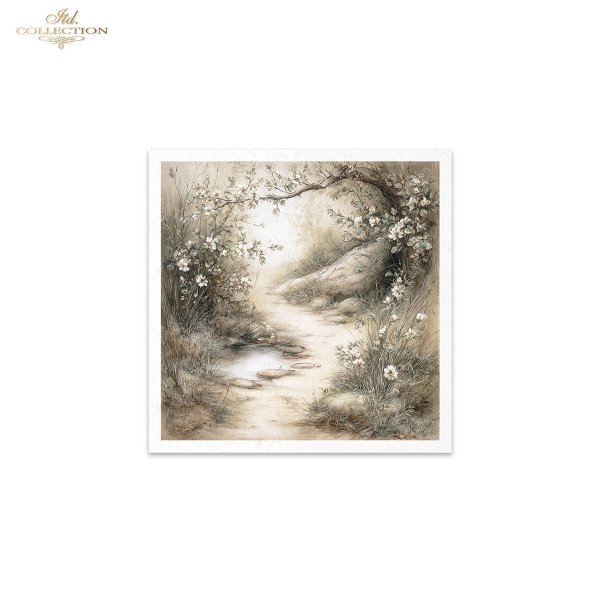 Myszki, sielanka, akwarela, retro, las, natura*Mice, idyll, watercolour, retro, forest, nature*Mäuse, Idylle, Aquarell, Retro, Wald, Natur*Ratones, idilio, acuarela, retro, bosque, naturaleza