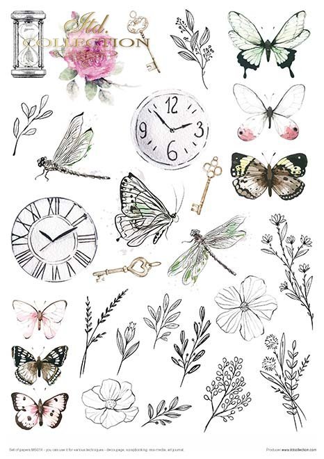 Creative Set MS014 Shabby Chic for Spring