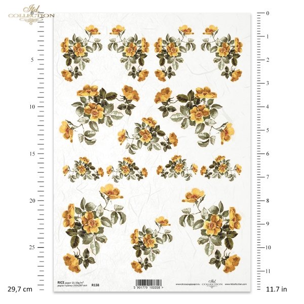 decoupage-rice-paper-flowers-buds-leaves-rose-roses-garden-R0138
