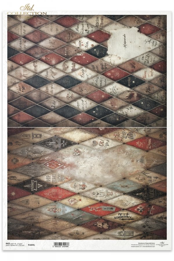 romby, wzór harlekin, diamenty, vintage, tekstura grunge, stare pismo, nity, patyna, tło, retro*rhombuses, harlequin pattern, diamonds, vintage, grunge texture, old writing, rivets, patina, background, retro